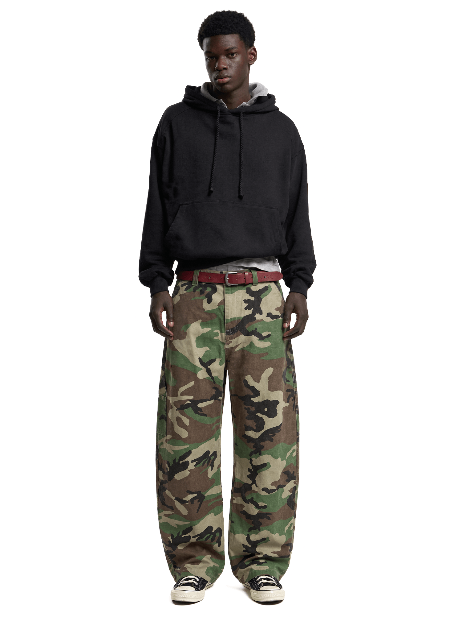 Camo Curved Jeans