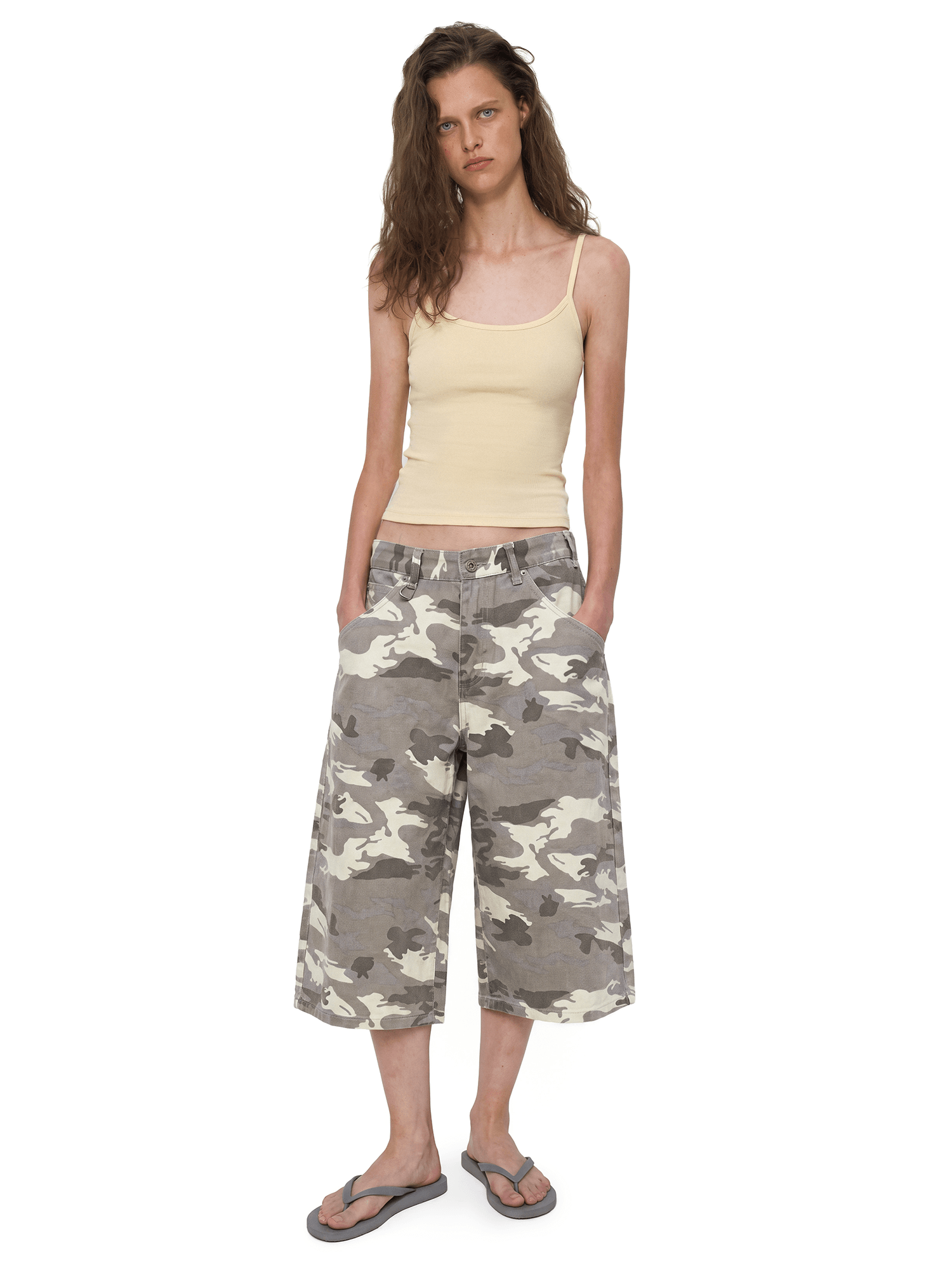 Camo 3/4 Jorts