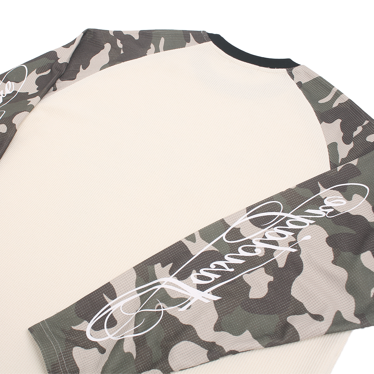 Camo Raglan Long Sleeve