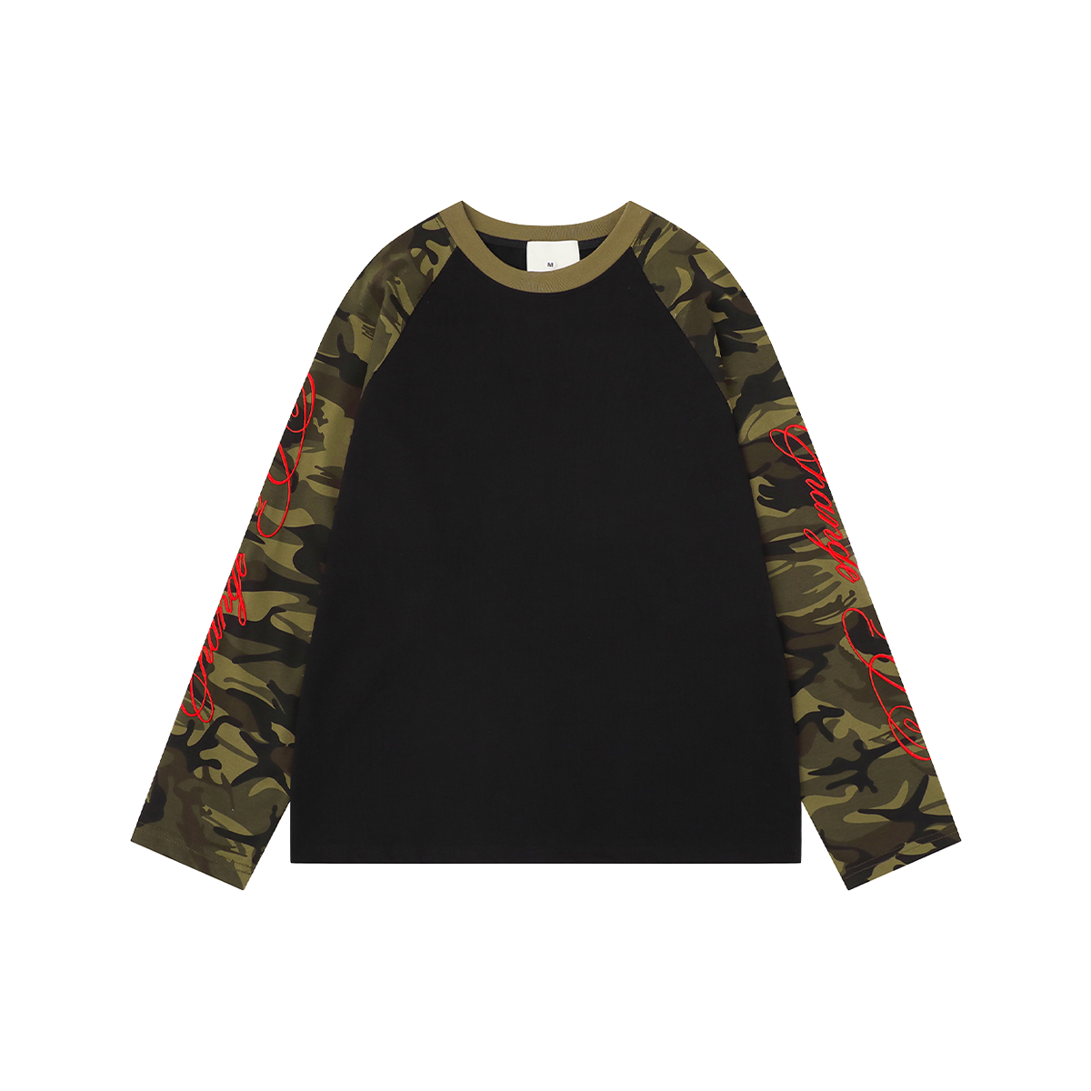 Camo Raglan Long Sleeve