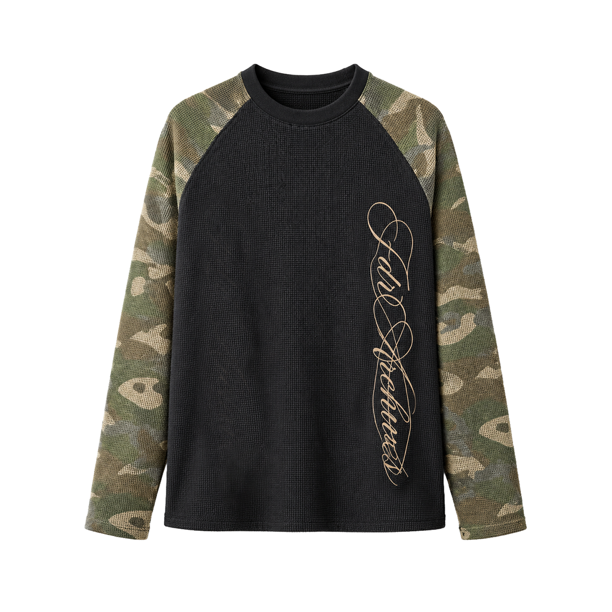 Camo Raglan Long Sleeve