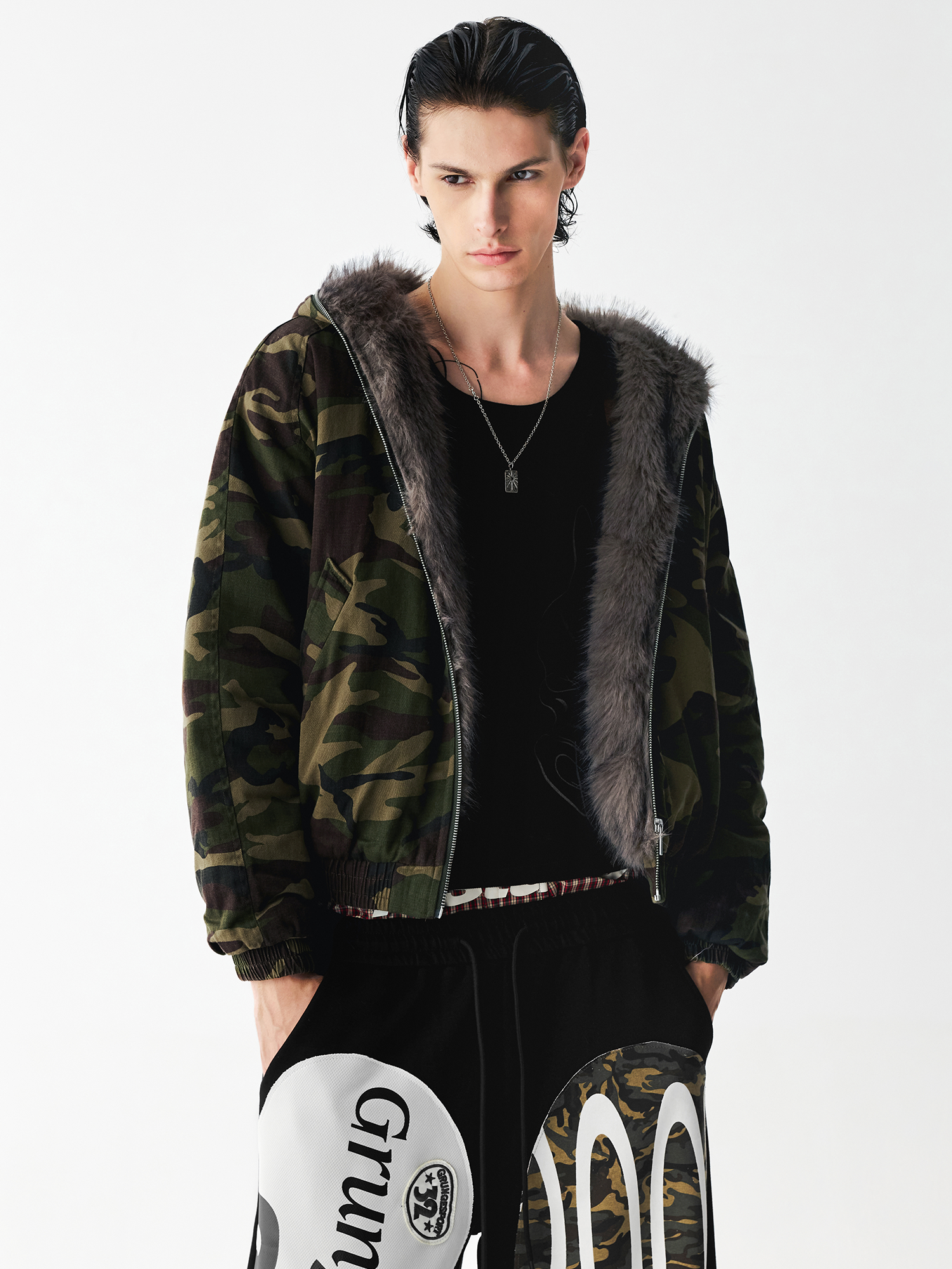Camo Sherpa Jacket