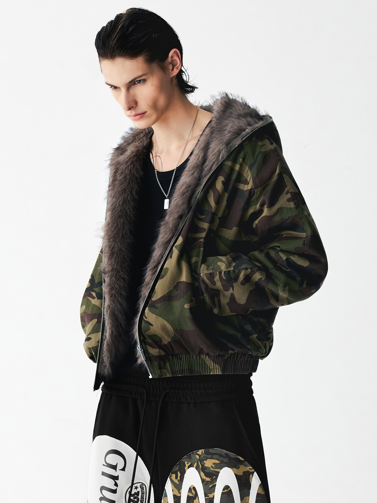 Camo Sherpa Jacket