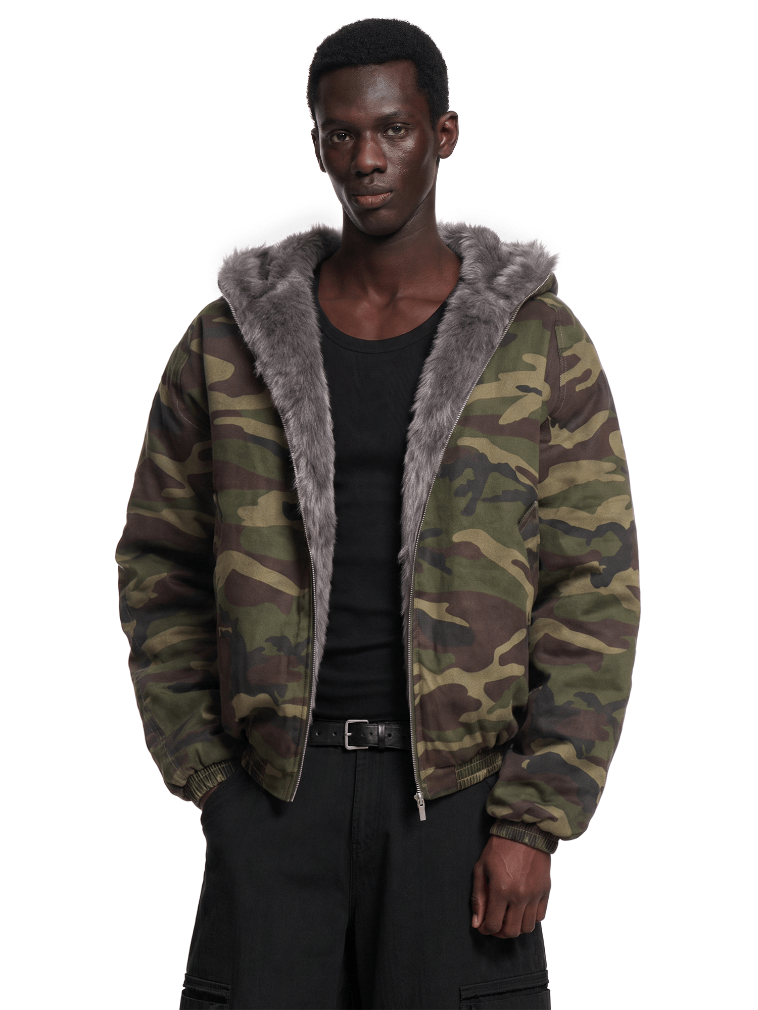 Camo Sherpa Jacket