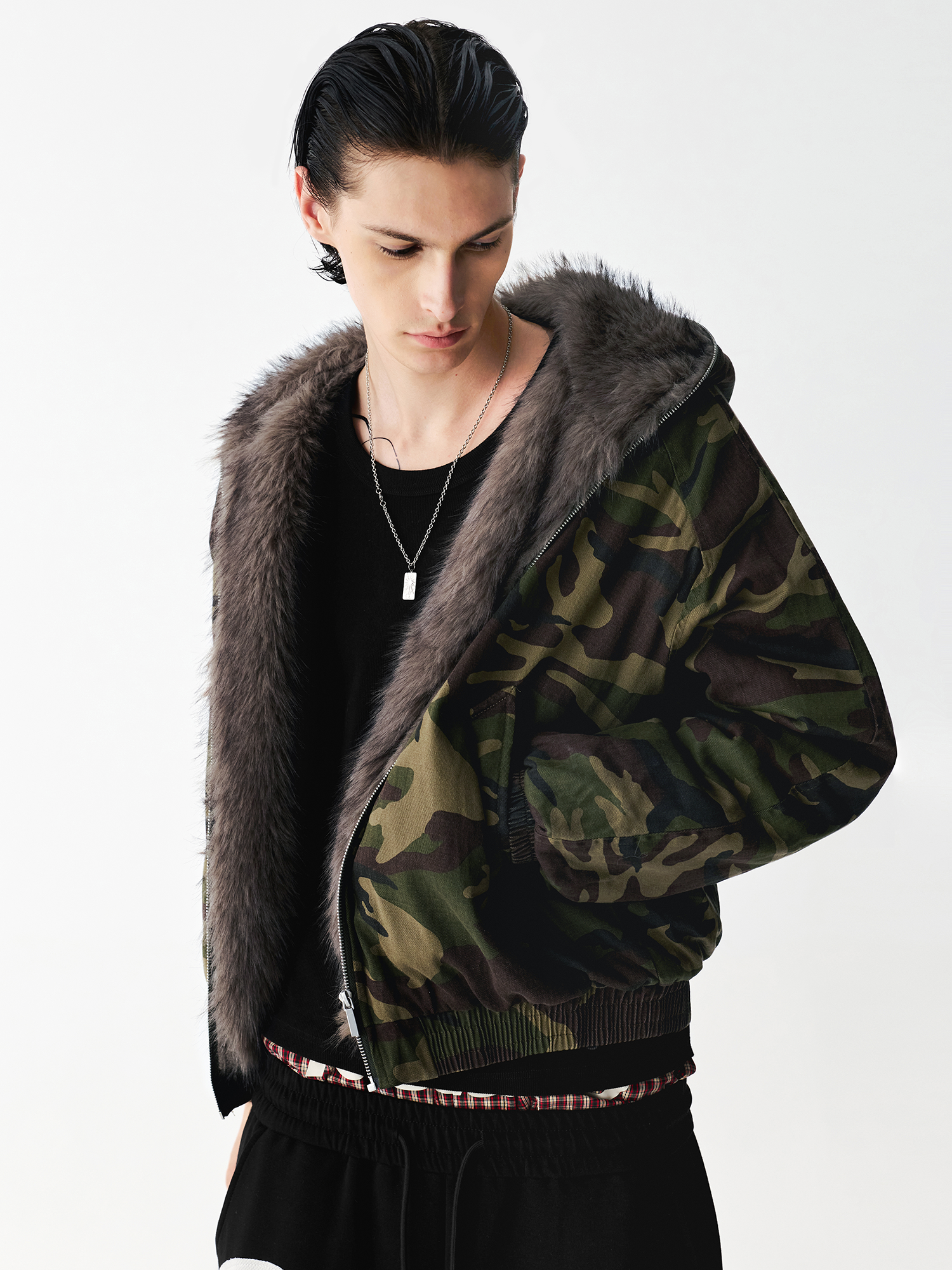 Camo Sherpa Jacket