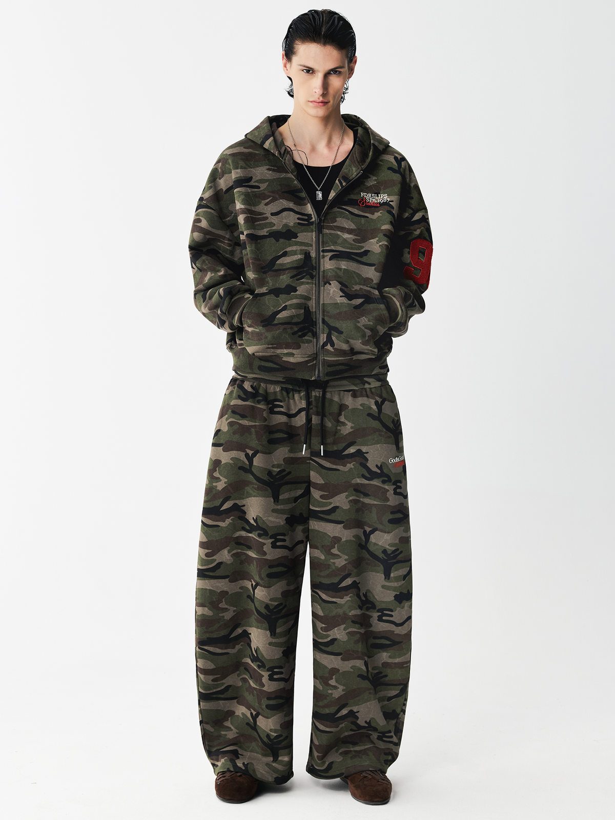 Chaos-Tarnmuster Hoodie