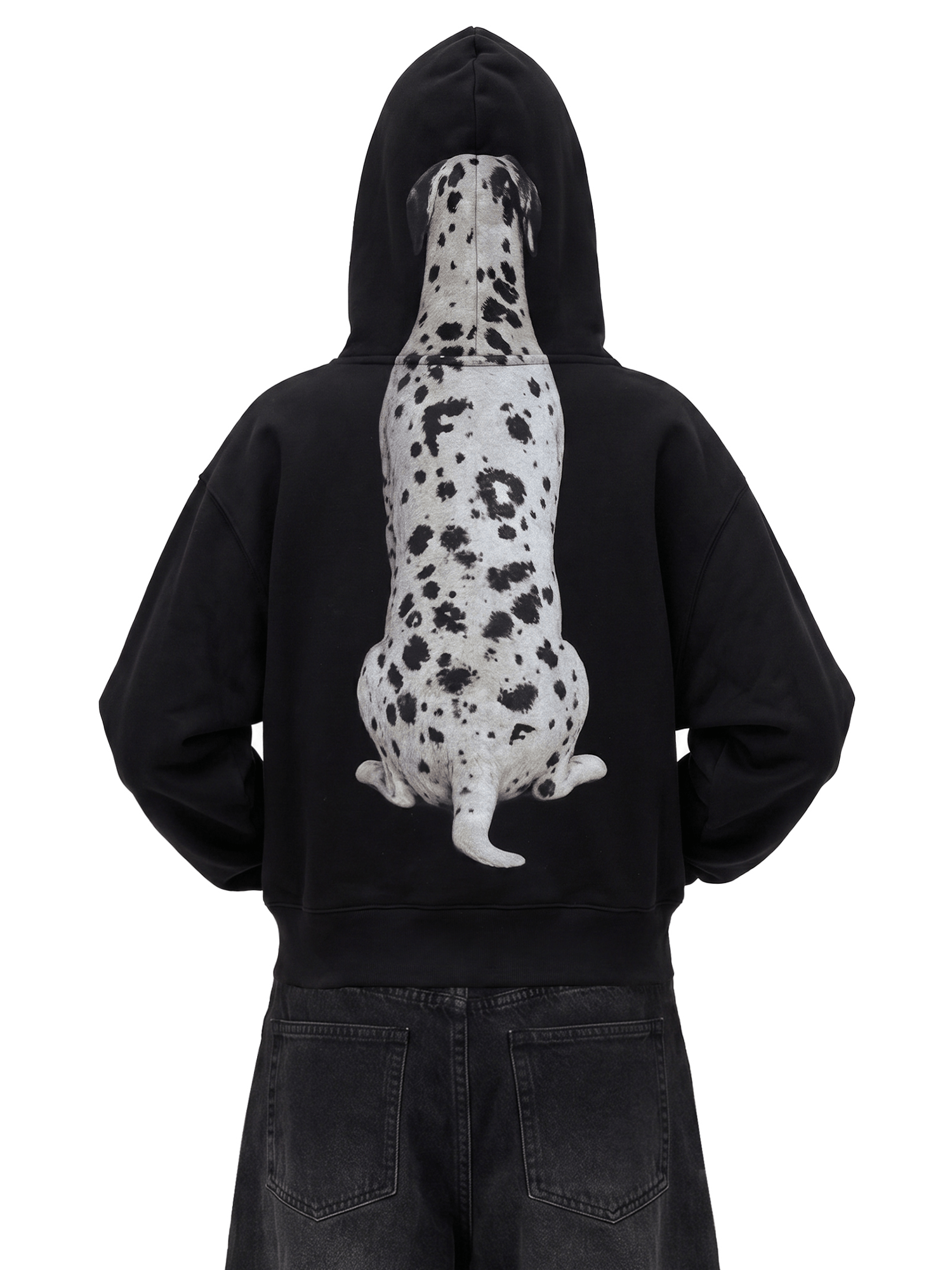 Oversized Streetwear Hoodie mit Leopardenmuster von FDR