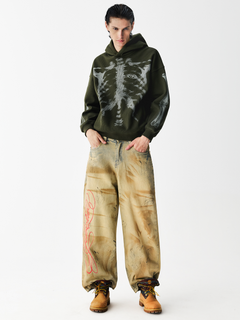 Cursive Script Denim
