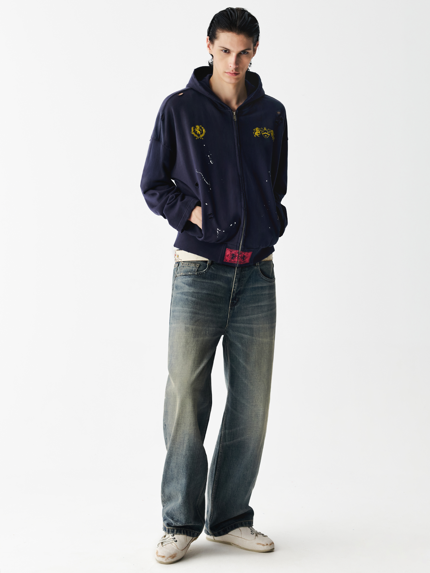 Distressed Boxing Club Hoodie
