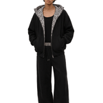 Eases Social Anxiety Leopard Hoodie - Style Perspective Shot 7 - Streetwear Aesthetic | FDR Studios