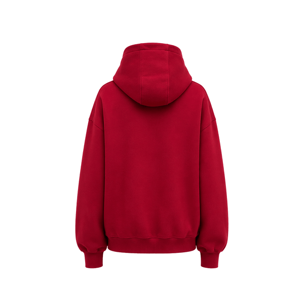 Washed Embroidery Zip Hoodie - Style Perspective Shot 15 - Streetwear Aesthetic | FDR Studios