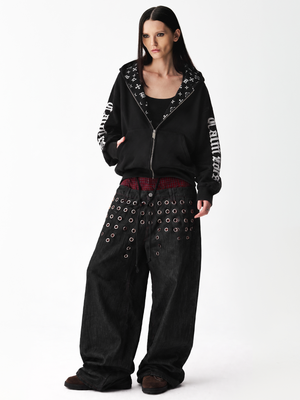 Baroque Gothic Zip Hoodie