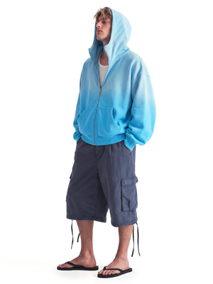 Gradient Acid Zip Hoodie