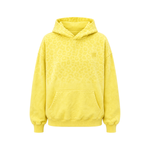 Washed Leopard Gradient Hoodie in Yellow (Style Perspective Shot 7) - FDR Oversized Heavyweight Hoodie - Official Streetwear Sweatshirt | FDR Studios