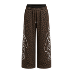 Product perspective 9 of Graffiti Leopard Baggy Sweatpants in Brown - FDR