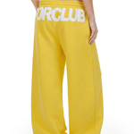 Graphic Back Baggy Sweatpants - Back Profile & Fit Detail - Oversized Baggy Fit | FDR Studios