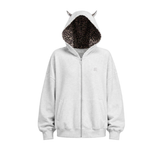 FDR Wilder Cat Ear Hoodie - Fabric Texture & Stitching Detail | FDR Studio Collection