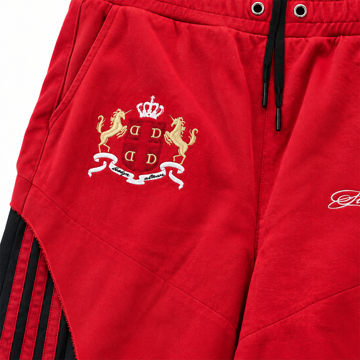 Royal Crest Layered Sweatpants