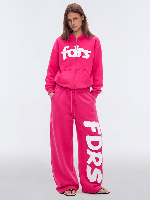 Leopard Patch Zip Hoodie - Back Profile & Fit Detail - Streetwear Aesthetic | FDR Studios