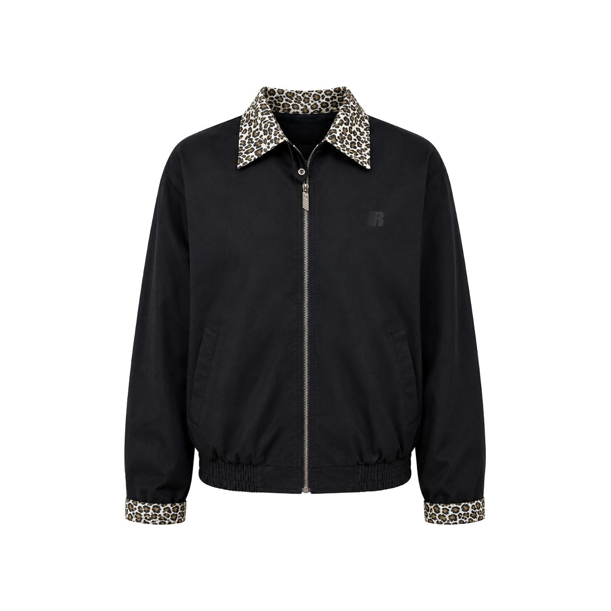 Leopard Patchwork Bomber