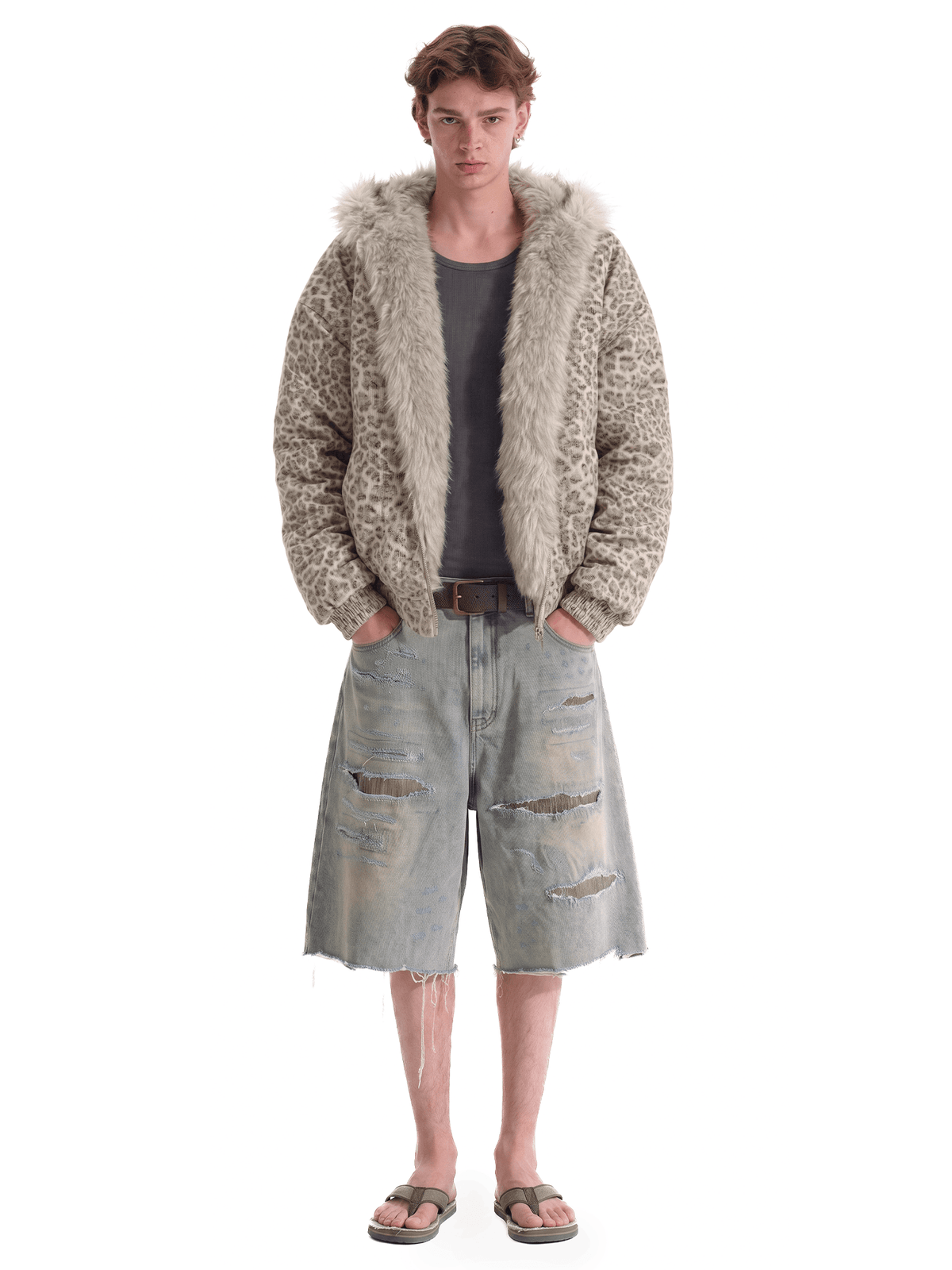 Leopard Fur Jacket
