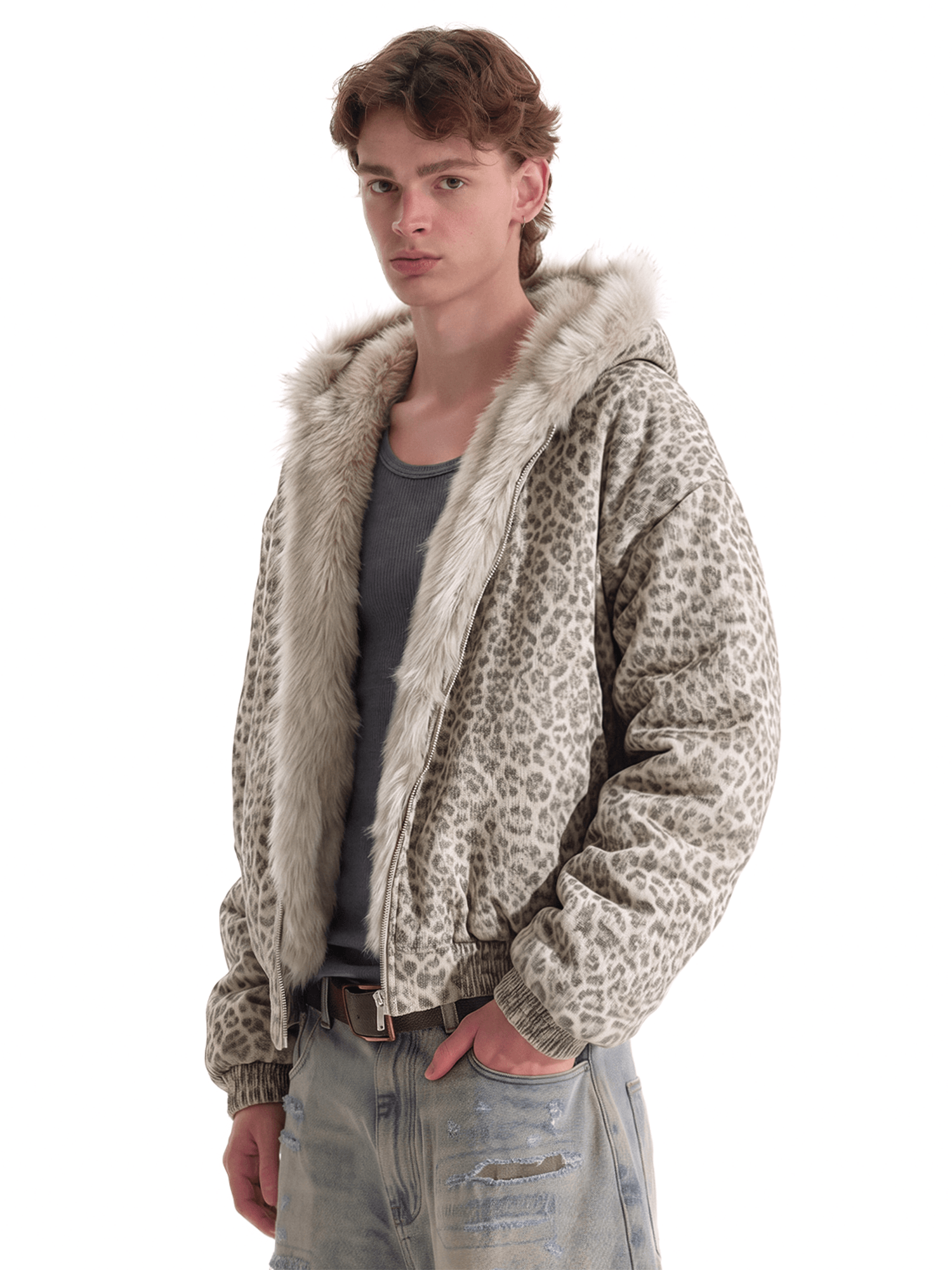Leopard Fur Jacket