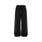 Rhinestone Zip Hoodie,Baggy Sweatpants - Style Perspective Shot 8 - Oversized Baggy Fit | FDR Studios