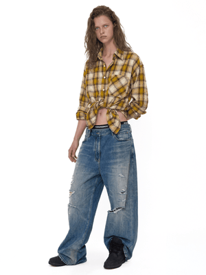 Plaid Oversized Shirt