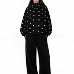 Polka Dot Chic Hoodie - Style Perspective Shot 6 - Streetwear Aesthetic | FDR Studios