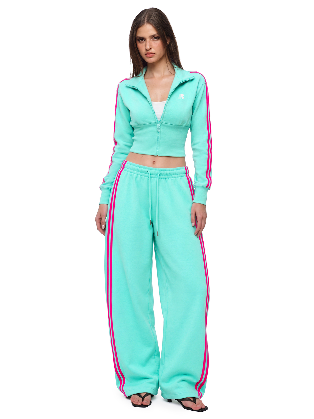 Contrast Tape Track Pants