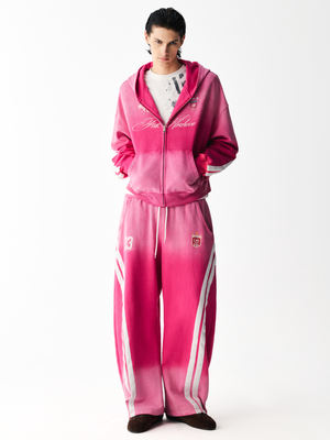 Washed Side Stripe Hoodie&Sweatpants