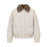 FDR Rogue Leopard Bomber - Side Angle & Silhouette | FDR Hoodie