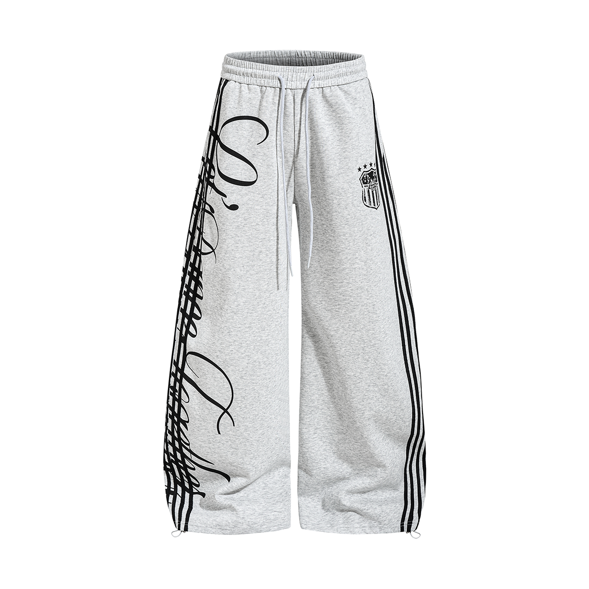 Script Tape Baggy Sweatpants