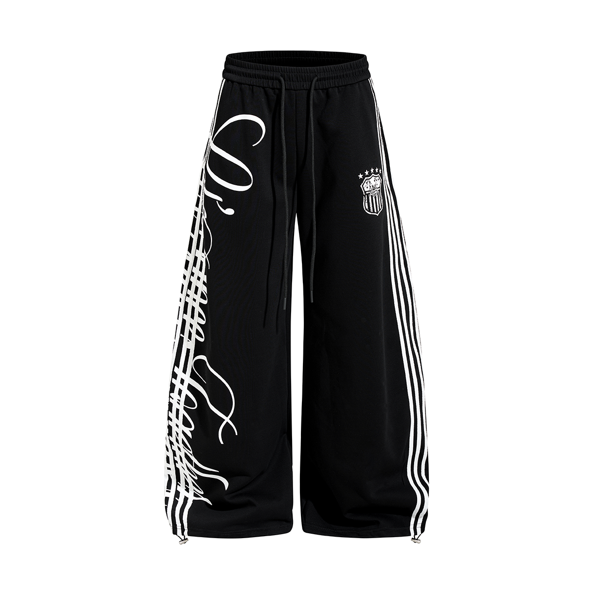 Script Tape Baggy Sweatpants