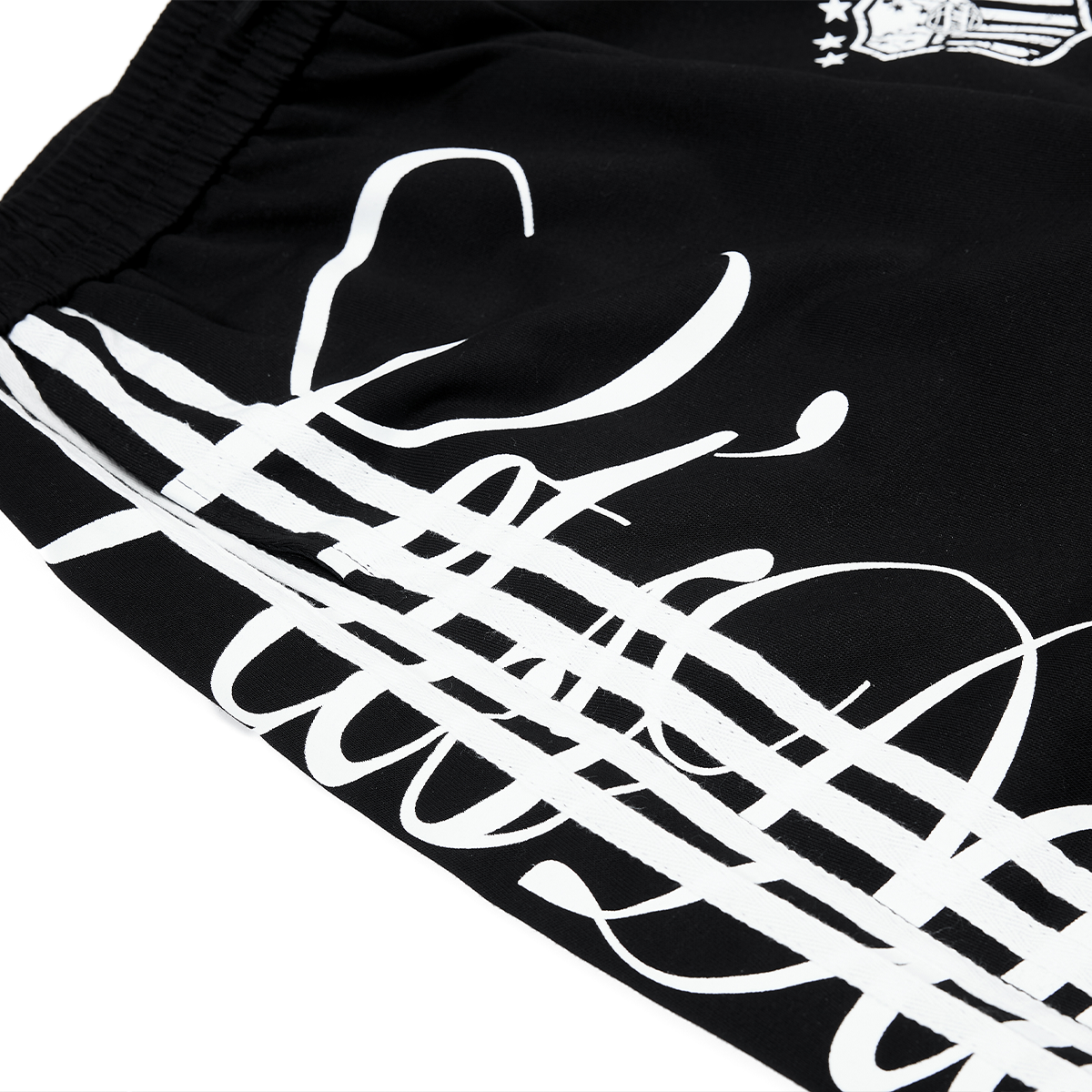 Script Tape Baggy Sweatpants