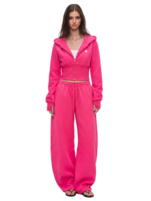 Sculpt Cropped Zip Hoodie