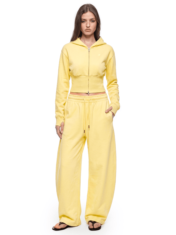 Sculpt Cropped Zip Hoodie - Fabric Texture & Stitching Detail - Oversized Baggy Fit | FDR Studios