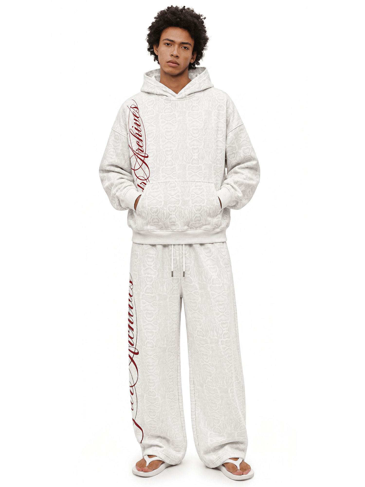 Oversized Streetwear Hoodie mit Leopardenmuster von FDR