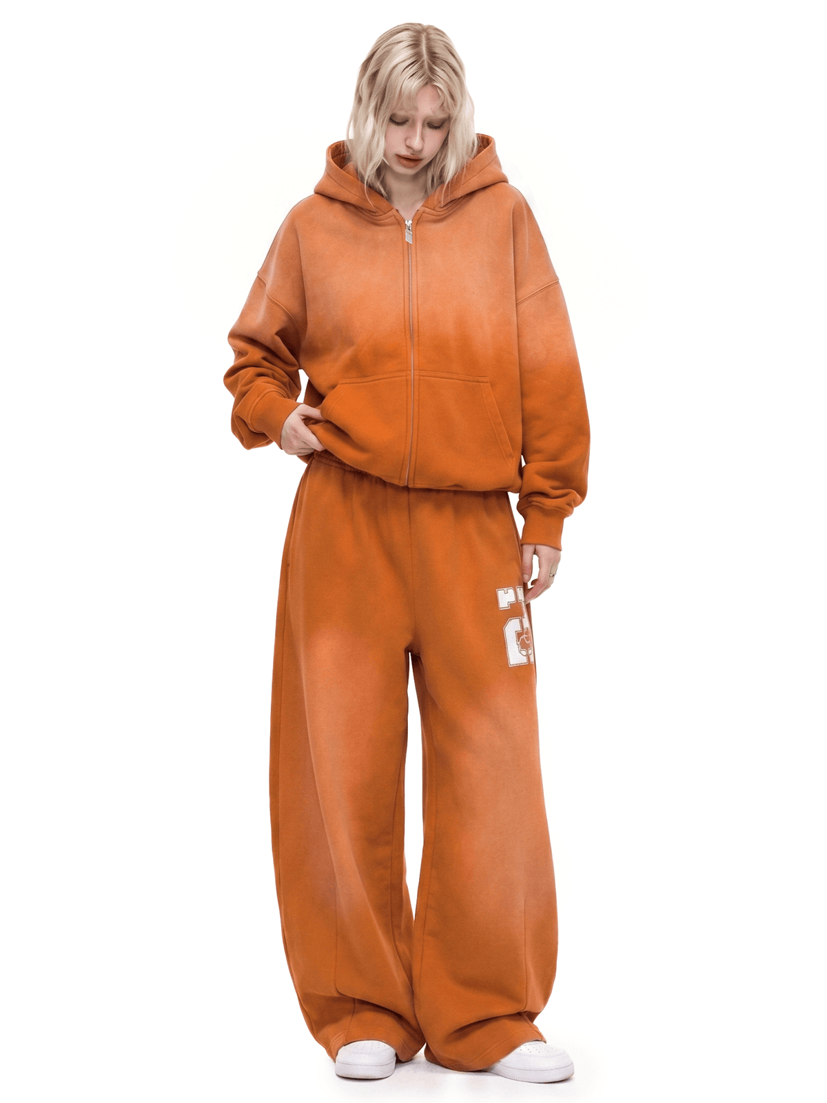 Spray Fade Baggy Jogginghosen