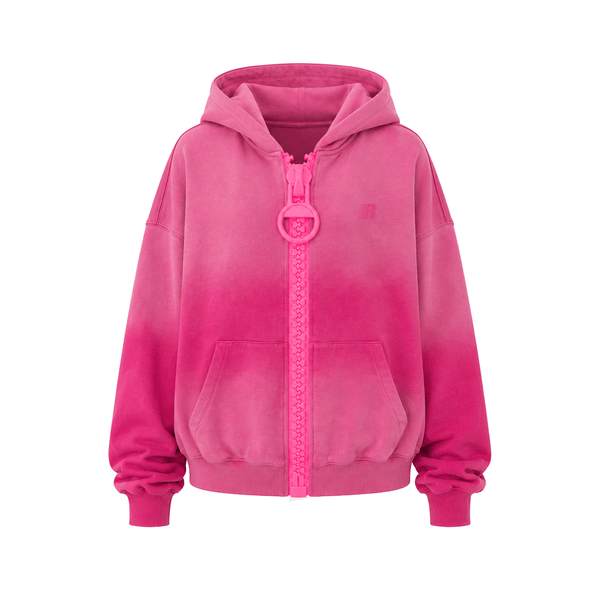 FDR Visual O-Ring Zip Hoodie - Side Angle & Silhouette | FDR Hoodie
