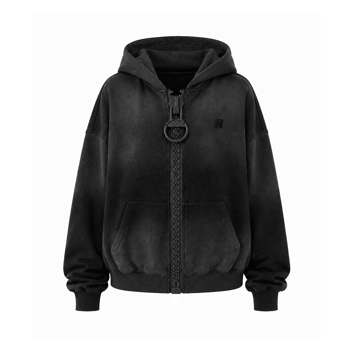 Visual O-Ring Zip Hoodie