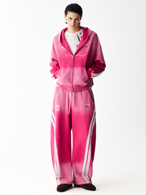 Washed Side Stripe Hoodie&Sweatpants