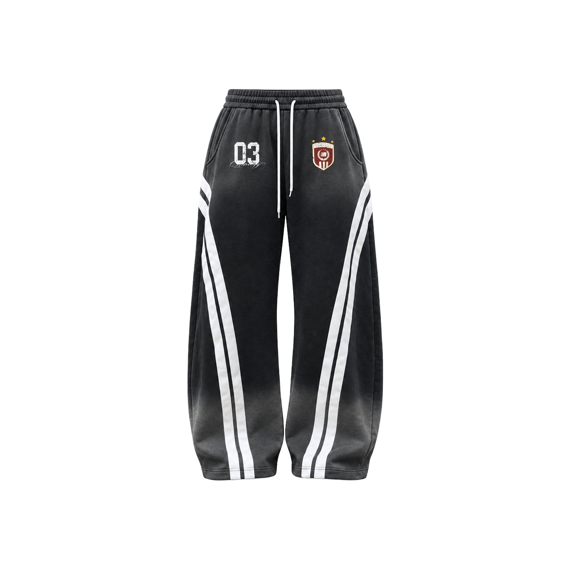 Washed Side Stripe Hoodie&Sweatpants