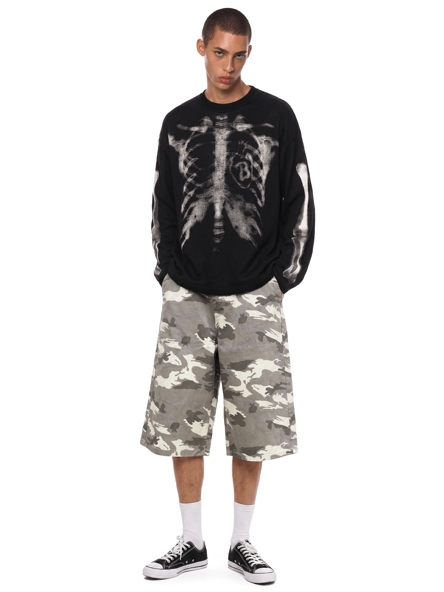 X-Ray Ribcage Waffle Tee