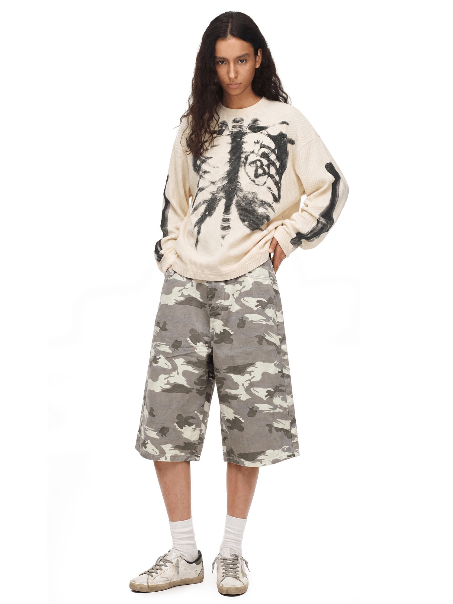X-Ray Ribcage Waffle Tee