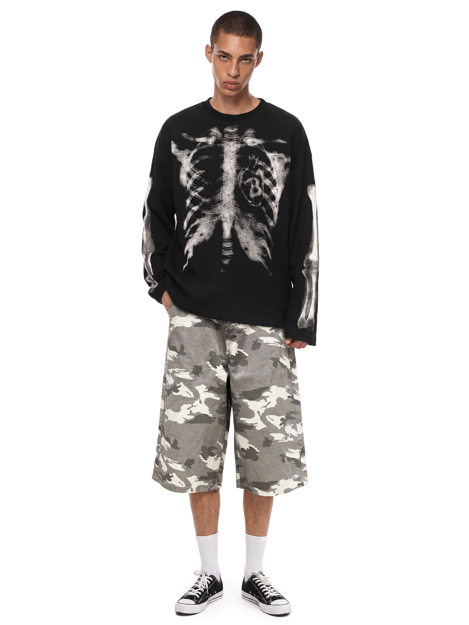 X-Ray Ribcage Waffle Tee