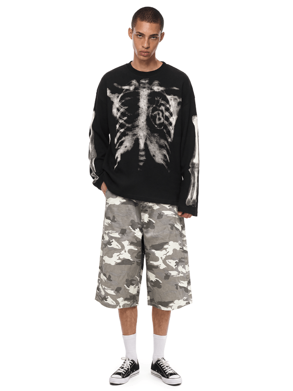 X-Ray Ribcage Waffle Tee