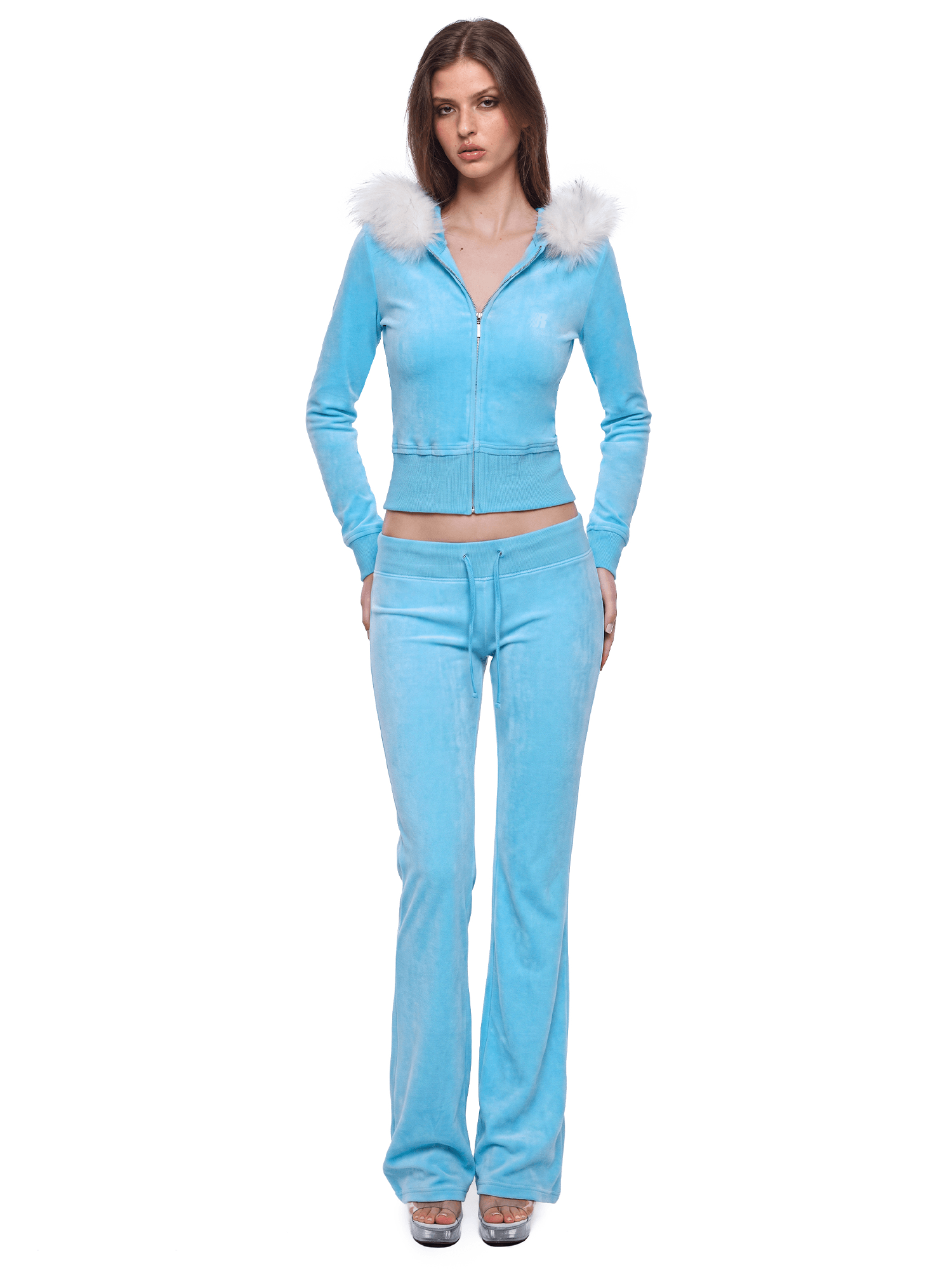 Fur Velvet Zip Hoodie