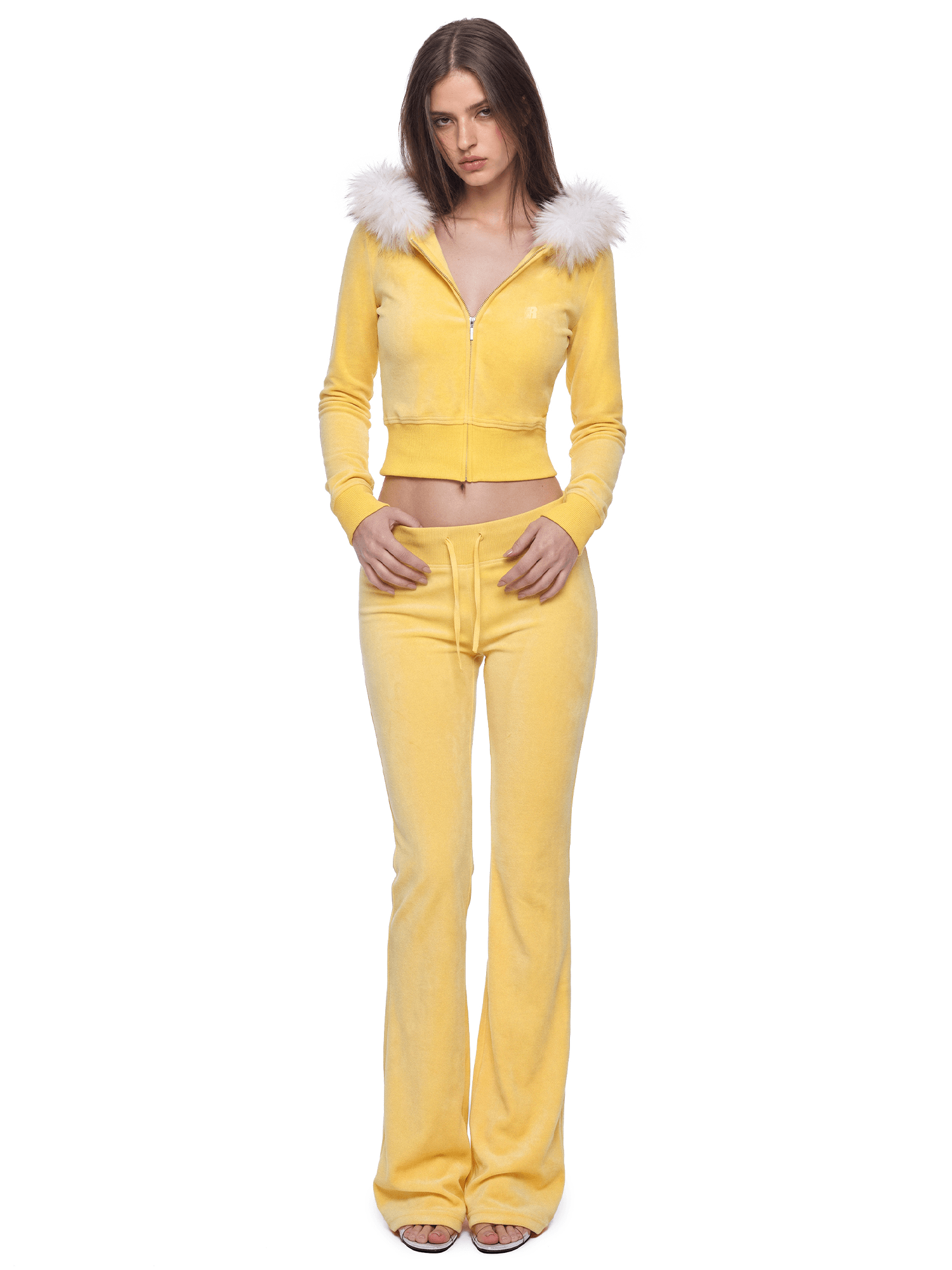 Fur Velvet Zip Hoodie