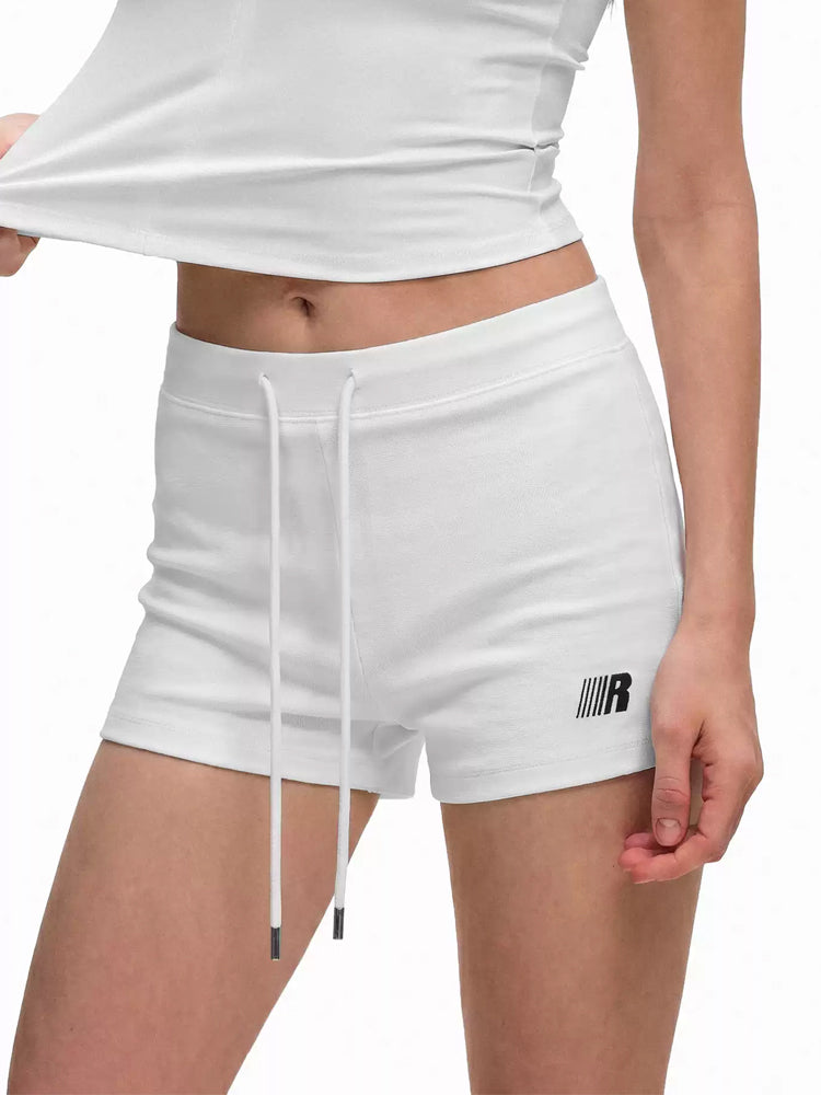 Product perspective 14 of Core Mini Knit Shorts in Navy Blue - FDR